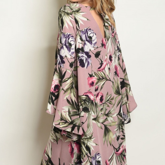 MAUVE OLIVE DRESS - Picture 3 of 5